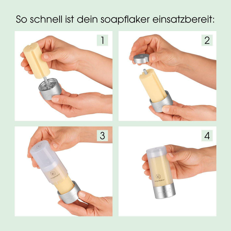 Seifenspender + Seifenstück Aloe-Vera - soapflaker